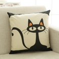 thumbnail image 2 of Cojín de Dibujos Animados Sunnimix Funda de almohada Gato Decoración de Colchón, 2 of 7