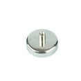 thumbnail image 1 of N42 Neodymium Pot Magnet with M8 Thread - 60mm dia x 28mm tall - 306.49lbs Pull (Pack of 1), 1 of 4