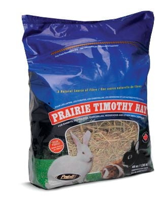Pestell Prairie Timothy Hay - Small Animal Food, 48 Oz., Helps to maintain proper gastrointestinal and dental health due to its high-fibre, low protein and low calcium content.