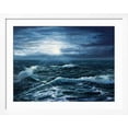 thumbnail image 2 of Art.com Original Oil Painting Showing Waves in Ocean or Sea on Canvas. Modern Impressionism, Modernism,Mari Art Print by Boyan Dimitrov, White Frame Wall Art, 40" x 32", 2 of 5
