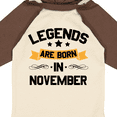 thumbnail image 4 of Inktastic Legends Are Born in November Boys or Girls Long Sleeve Baby Bodysuit, 4 of 5