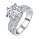 thumbnail image 1 of Super Flash Moissanite Anillo en forma de Anillos de compromiso para las mujeres Moissanite Twisted Anillos de compromiso Aniversario de boda Anillos de promesa de novia Esposa Novia, 1 of 2