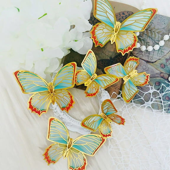 12pcs Butterfly Decorations 3D Butterfly Wall Stickers, Butterfly Party Decorations, Birthday Decorations, Butterflies for Crafts, Cake Decorating, Wall Stickers for Room Wall Decor
