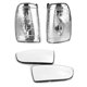 thumbnail image 1 of Cubierta de lente de lámpara de espejo retrovisor de ala y vidrio de espejo 1847387 1847389 11855103 1855102 para Ford Transit Mk8 2014-2020, 1 of 5