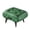 Green, variant on SHegdu Small Foot Stool Wooden Legs Wooden Office Footrest with Padded Seat Hidden Step Stool with Handle for Extra Seating in Living Room Entryway (Brown)