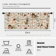 thumbnail image 3 of Coffee Vintage Kitchen Curtain Valance 54W x 18H Rod Pocket Farmhouse Rustic Cafe Retro Latte Cappuccino Mocha Arabica Window Treatment for Living Room Bedroom Bathroom, 3 of 6