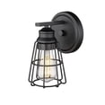 thumbnail image 7 of 3381-MB Millennium Lighting 1 Light Wall Sconce-9.25 Inches Tall and 5.5 Inches Wide-Matte Black Finish, 7 of 7
