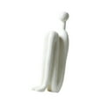 thumbnail image 4 of QSTDGVPW Abstract Figure Sculpture Ceramic for Cabinet Dining Table Table Centerpiece White, 4 of 9