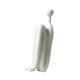 thumbnail image 4 of Colección de esculturas abstractas, artesanías artísticas, estatuas modernas de cerámica para estantes. Blanco, 4 of 9
