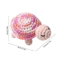 thumbnail image 3 of Daiosportswear Handcrafted Crochet Turtle Keychain Pendant, Unique Mother's Day Gift, Small Size 2.4x3.2x2.2in, Wool Material, Cute Ornament, Special Present, 3 of 6