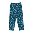 thumbnail image 4 of Naloa Daisies Flowers Print Women’s Ultra-Soft Comfy Pajama Lounge Pants with Pockets & Drawstring, 4 of 8