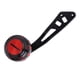 thumbnail image 3 of M Buder Manija del Carrete de Pesca Agarre de Perilla de Metal Pieza de Repuesto Negro Rojo (9.2 cm / 3.6 inches), 3 of 9