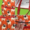 thumbnail image 5 of Garden Tool Bag,Pug Dog Garden Tool Organizer,Garden Gifts,Waterproof Multi-Pocket Garden Tool Storage 11.8x5.5x11.4 Inch(Tools NOT Included), 5 of 6