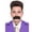 Average Black, variant on HPO Men's Human Hair Mustache Cosplay Facial Hair
