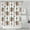 White Highland Cow-2, variant on White Highland Cow Flower Pattern Shower Curtain 36"x72" ,Bathroom Decorative Shower Curtains Set with 12 Hooks,Modern Waterproof Washable Shower Curtain