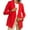 Red, variant on Blazer Dress for Women Casual Blazer Slim Fit Blazer Jackets Double Suit Jackets Work office Blazer