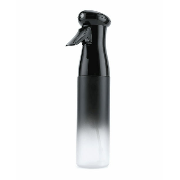 Botella rociadora vacía de 300 ml, botella rociadora continua de agua para peinar el cabello, limpiar plantas