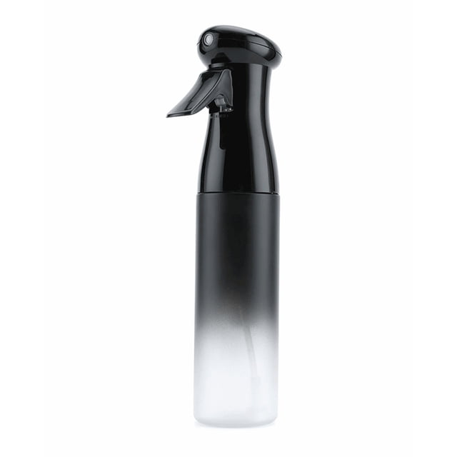 Botella rociadora vacía de 300 ml, botella rociadora continua de agua para peinar el cabello, limpiar plantas
