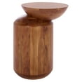 thumbnail image 2 of Safavieh Masew Modern Wood Free From End Table, Walnut, 2 of 9
