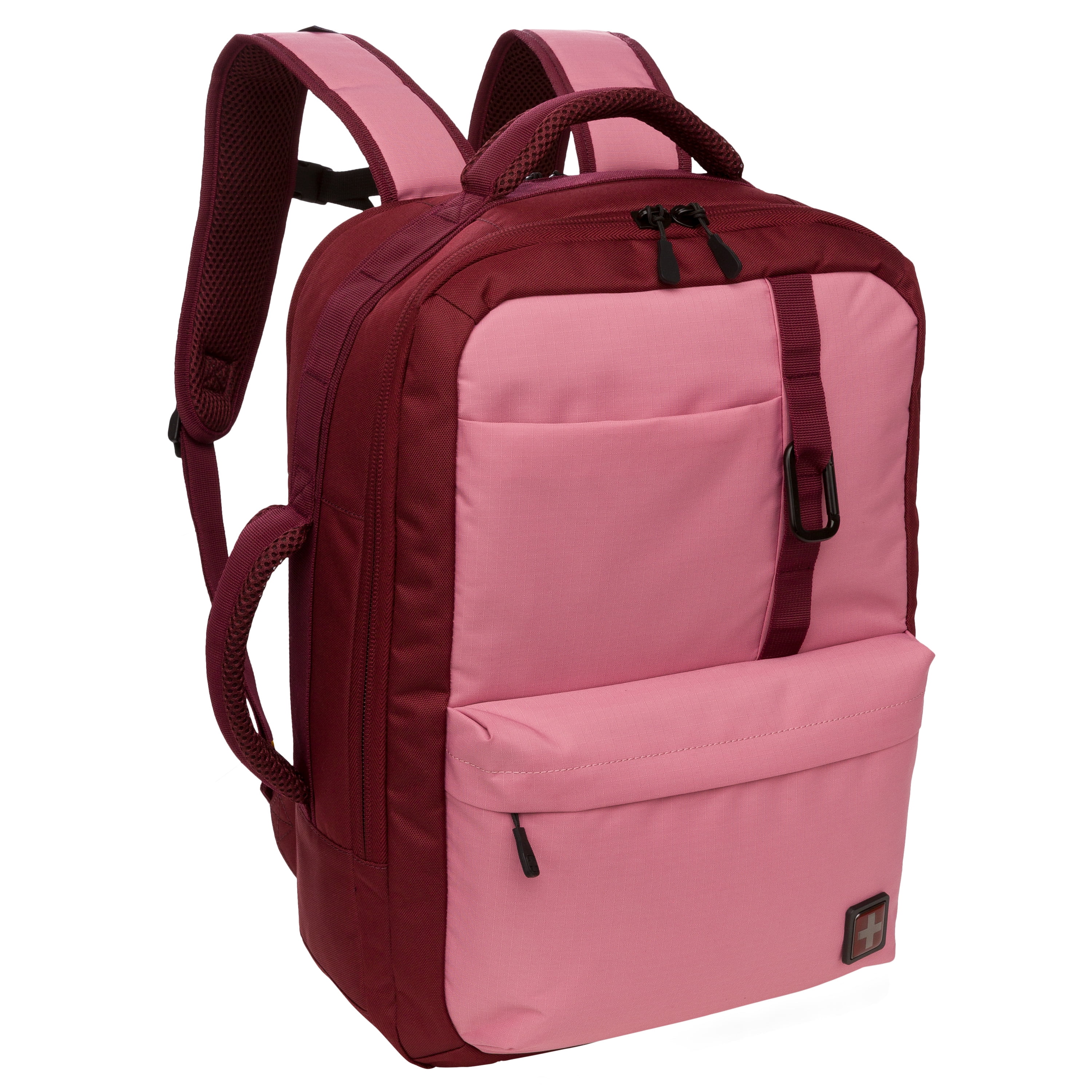 pink swiss travel backpack