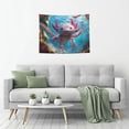 thumbnail image 5 of Uemuo Cute Underwater Axolotl Printed 29x37 Inch Tapestry Wall Hanging – Lightweight & Durable – Perfect for Dorm Decor, Beach Throw, Sofa Cover, Tablecloth, 5 of 8