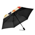 thumbnail image 2 of FORMRS Travel Umbrella Folding Auto Open Close Windproof Rain UV Protection, Green Geometric, 2 of 8