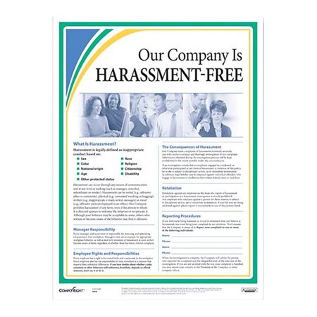 UPC: 0619011629447 | ComplyRight Harassment-Free Workplace Poster (Q0036)