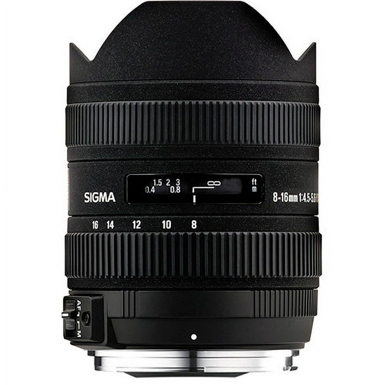 SIGMA 8-16mm F4.5-5.6 DC HSM CANON + Bundle - Walmart.com