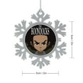 thumbnail image 2 of The Boondocks Snowflakes Ornaments Christmas Tree Decorations Alloy Hanging Decorations Snowflake Pendant 5 PCS, 2 of 8