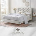 thumbnail image 2 of Aubriana Linen Platform Bed King Size, Cream White, 2 of 13