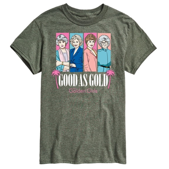Golden Girls - Good As Gold Group Blocks - Men's Short Sleeve Graphic T-Shirt