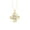 10K Yellow Gold, variant on Fine Jewelry 10K White Gold Diamond Flower Pendant with Silver Cable Chain Necklace (1/4 cttw, I2-I3 Clarity, I-J Color) 18inch | Metal Weight :2.506 gram