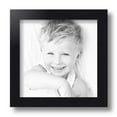 thumbnail image 2 of ArtToFrames 8" x 8" Satin Black Picture Frame, 8x8 inch Black Wood Poster Frame (WOM-4654), 1 Pack, 2 of 6