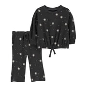 Carter's Child of Mine Baby and Toddler Girl Outfit Set, 2-Piece, Sizes 0/3-24 Months
