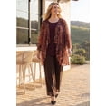thumbnail image 3 of Catherines Women's Plus Size 2-Piece Cardigan & Tank Twinkle Set, 3 of 4