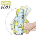 thumbnail image 6 of 40oz Yellow Lemon Pattern Stainless Steel Flip Straw Tumbler Spill Proof Travel Cup Double Wall Vacuum Insulated Coffee Mug with Top Handle, 6 of 6