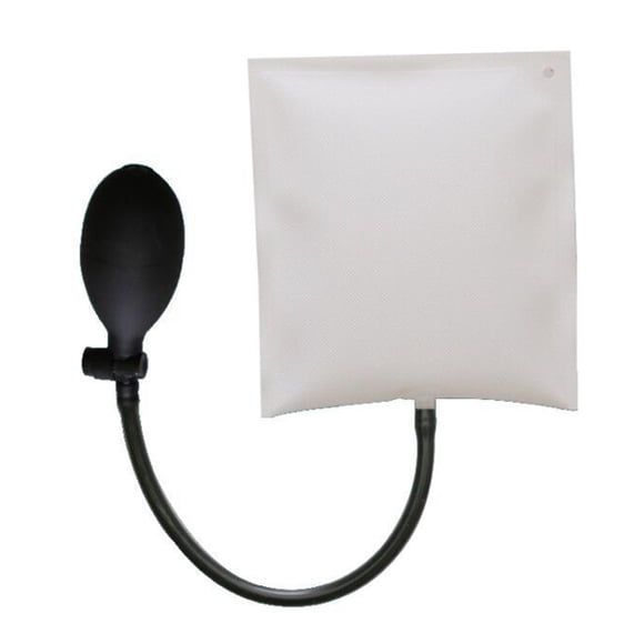 Bomba de aire para calzas inflables, herramienta de alineación y posicionamiento rápido para instalación en puertas y ventanas, color blanco