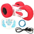 thumbnail image 1 of USB 1/24 Escala 2.4G Tres ruedas Coche acrobático giratorio Juguete de control remoto para niños (rojo), 1 of 8