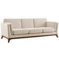 thumbnail image 2 of Modway Chance Upholstered Fabric Sofa in Beige, 2 of 5