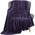 thumbnail image 1 of Manta de forro polar Blanket Utopia, color morado, 300 g/m², microfibra, 1 of 9