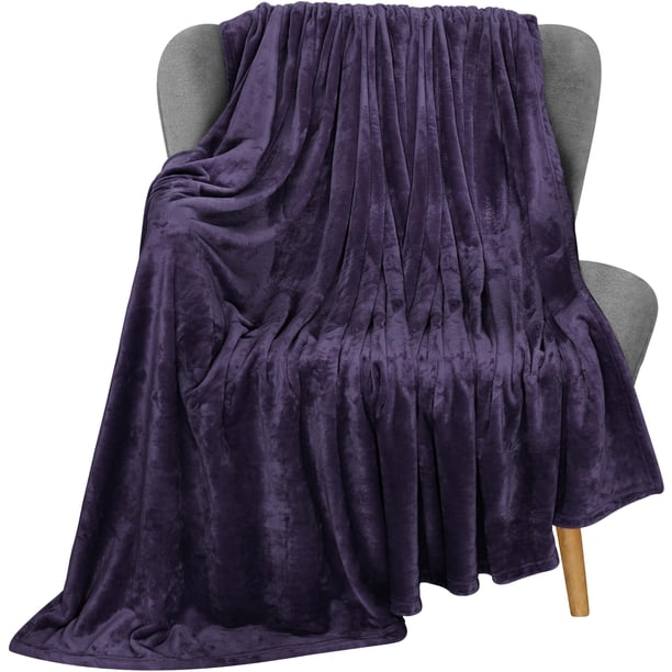 Manta de forro polar Blanket Utopia, color morado, 300 g/m², microfibra