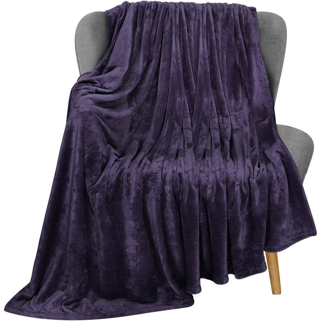 Manta de forro polar Blanket Utopia, color morado, 300 g/m², microfibra