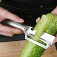 thumbnail image 3 of tasrioml Vegetable Peeler with Ergonomic Handle Bottle Opener Food Prep Peeler for Veggie Fruit Carrot Orange Potato Kitchen Gadget, 3 of 8