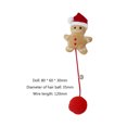 thumbnail image 2 of Pet Fur Ball Bell Doll Burlas Juguetes con Catnip Christmas Cat Peluches (Muñeca) JShteea Libre de BPA, 2 of 6