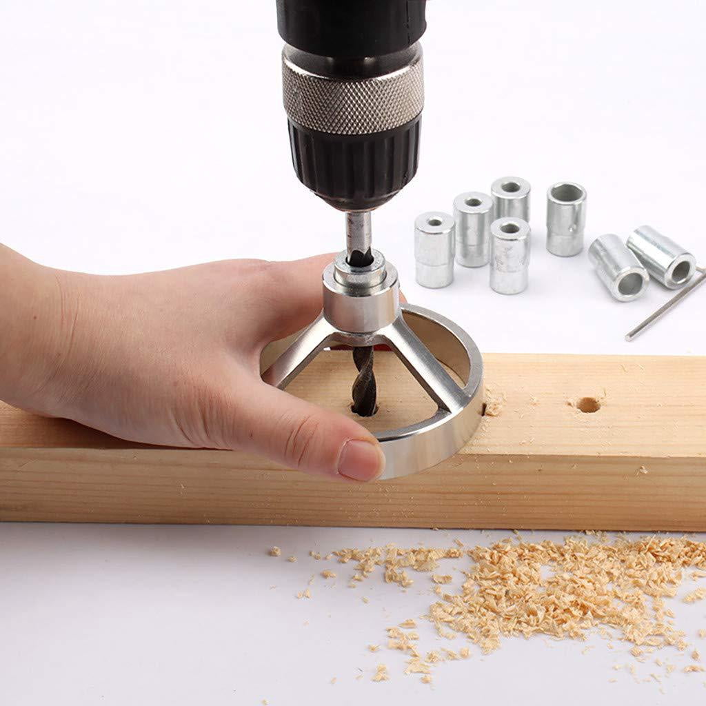 Punch Locator Straight Angle Hole Drilling Guide Template Fixtures Wood Installation Positioning Doweling Jig Alloy Stee