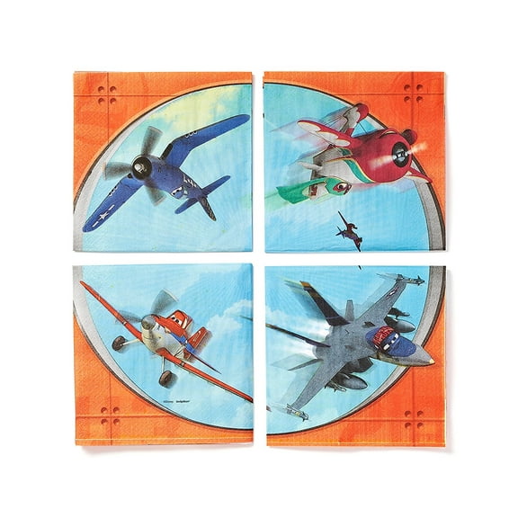 Planes Party Paper Lunch Napkins, 16ct