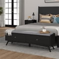 thumbnail image 2 of Flynn Bench in White, 2 of 9