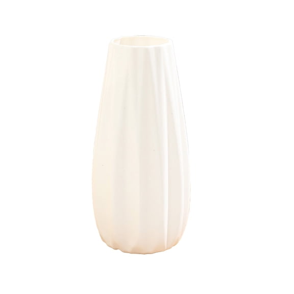 Cinvoph Flower Vase Decorative Sculpt Tabletop Decoration Versatile Flowers Arrangements for Bedside Tabletop Office Shelf Interior Decoration 3"x7"