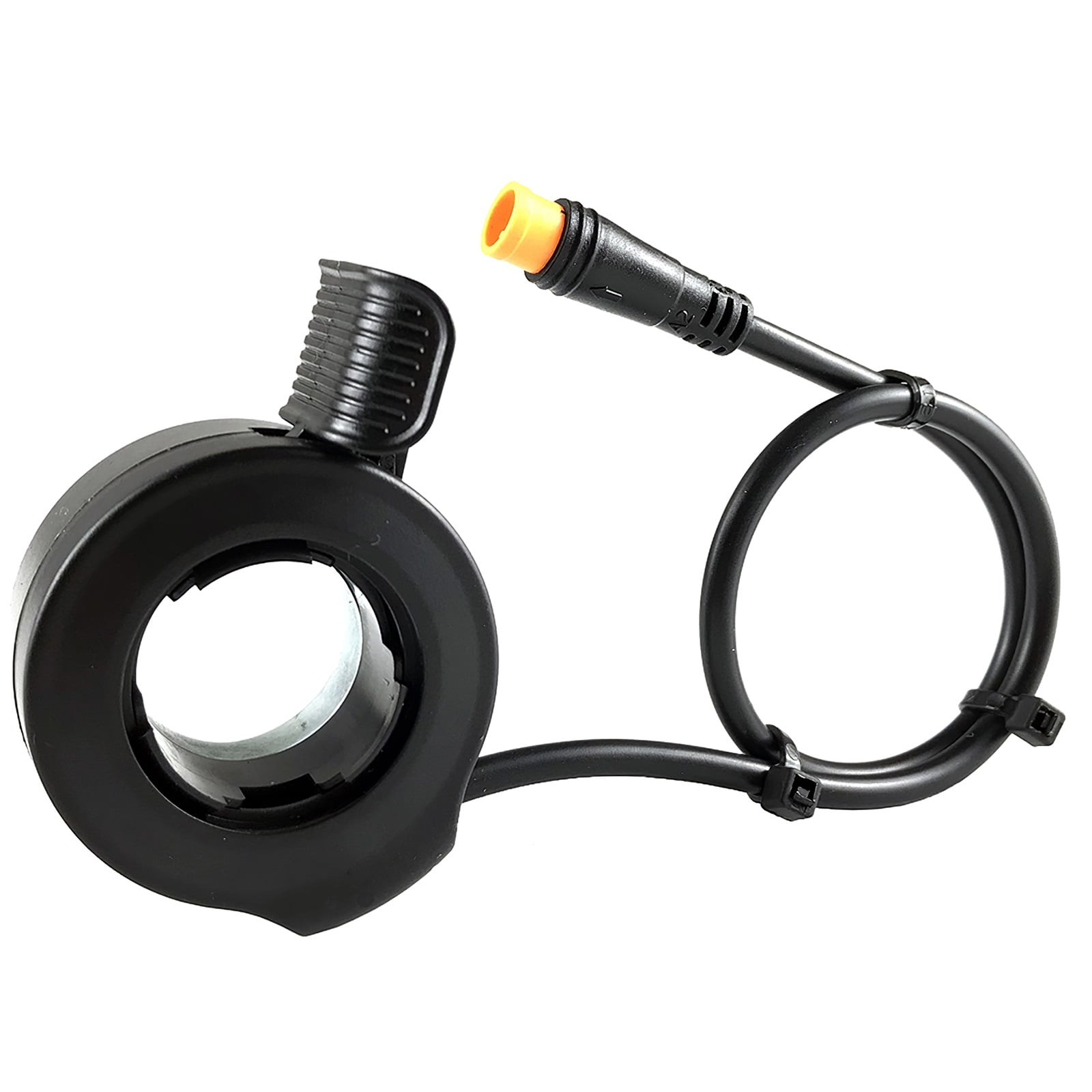 Electric Bike Thumb Throttle Can be Used on Left or Right Hand 130X Throttle 24V 36V 48V 60V 72V Waterproof/SM Connector for E Bikes or Folding Electric Scooter 