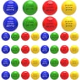 thumbnail image 1 of Almah Bolas de estrés motivacionales para niños y adultos (paquete de 40) Bolas para aliviar el estrés Bolas de terapia para ejercicios de manos para la ansiedad, la tensión, el control de la ira y el, 1 of 5